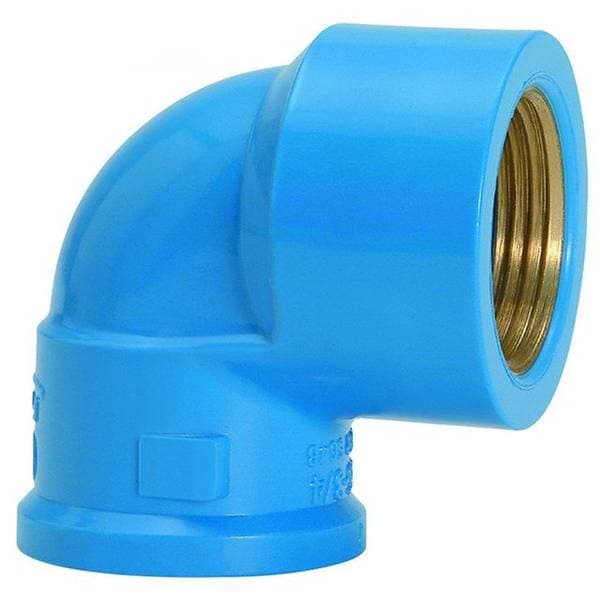Joelho 25 x 3/4" Azul Latão